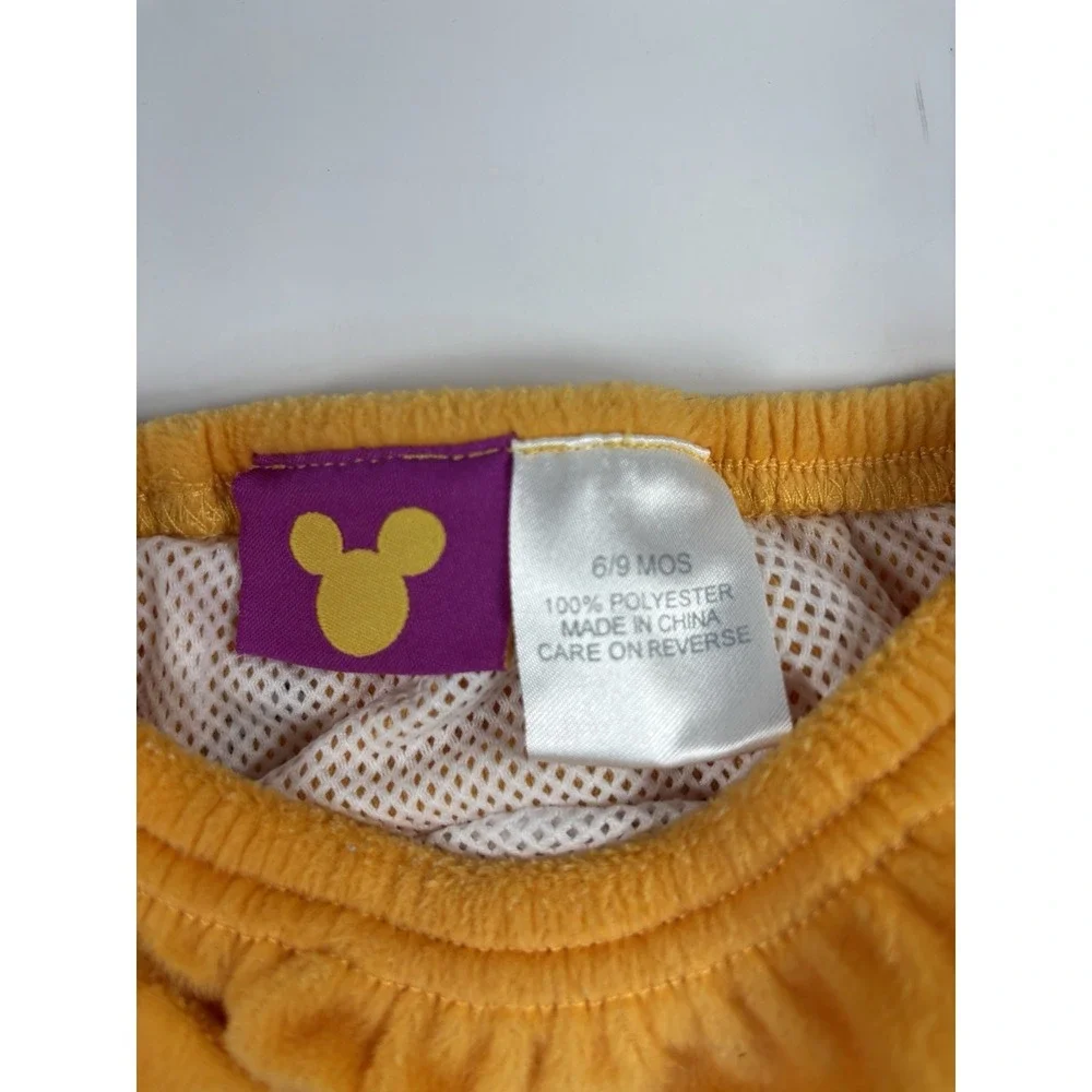 Winnie The Pooh Themed Embroidered Plush Diper Cover 6 Months Yellow